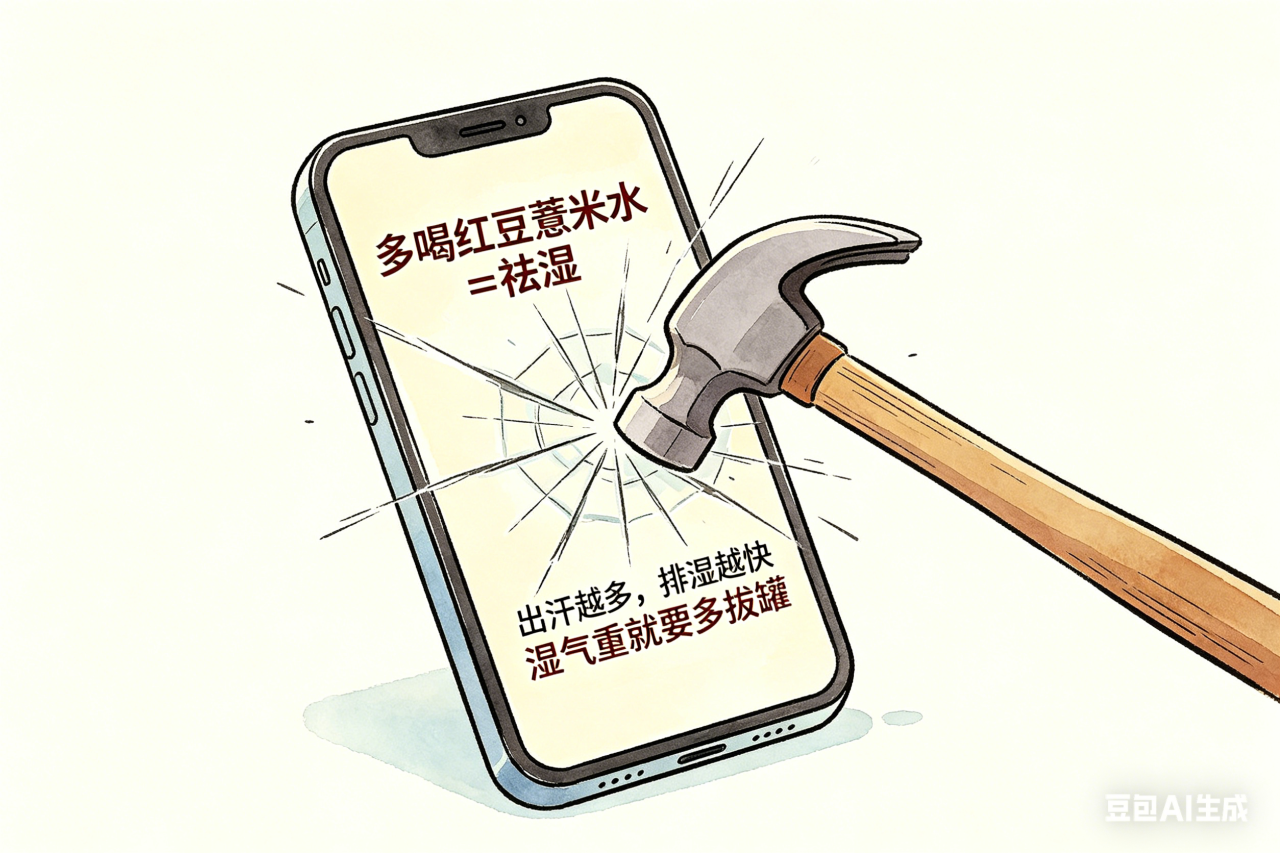 多喝紅豆薏米水＝祛濕？中醫告訴你真相，別再亂祛濕了！